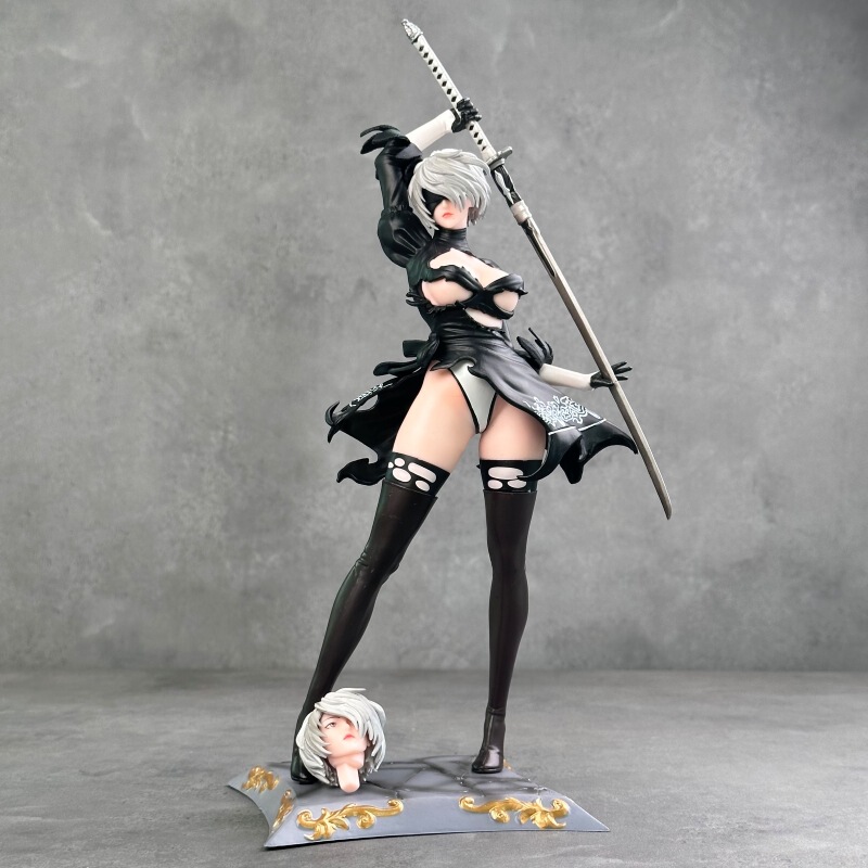 Hunter Mechanical Era Angel Miss 2B Game Goddess Double-Headed Angel Nier Model Ornament Wholesale Hunter Mechanical Era Angel Miss 2B Game Goddess Double-Headed Angel Nier Model Ornament Wholesale
