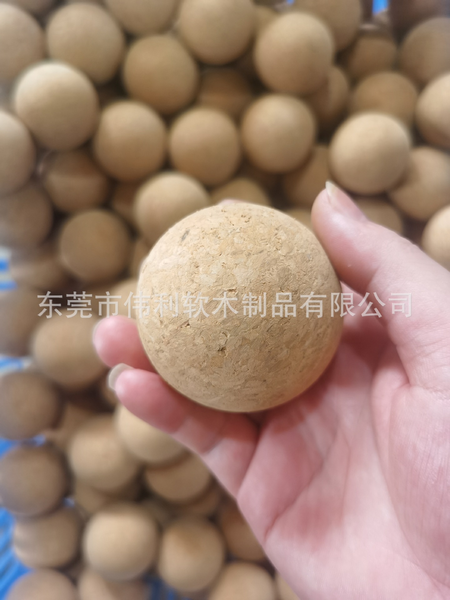 Cork yoga ball muscle foot yoga massage ball 6-76.5-7 8-9-10cm relaxing fascia ball