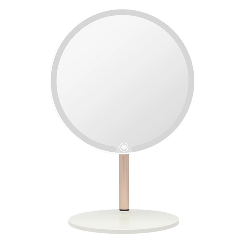 Зеркало для макияжа со светодиодной подсветкой, умное косметическое зеркало для студенческого общежития, портативное складное настольное зеркало с подсветкой для дома.