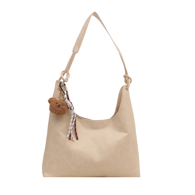 Bolso de brazo retro para mujeres 2025 primavera nueva moda hollow coreana bolso especial de gran capacidad empalmado bolso de hombro