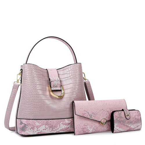  New Foreign Trade Bags Women's Multi-Piece Set Women's Bags Simple and Popular Women's Shoulder Bags Bucket Bags Wholesale