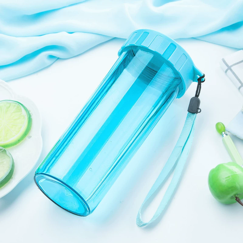 Подходящая для Tupperware 500 мл спортивная чашка для чая, герметичный дизайн, с ручкой-шнуром для переноски, для мужчин и женщин, американский стиль