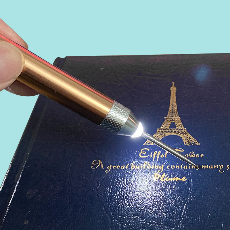 Herramienta de deshierbe de vinilo con luz, batería incorporada, herramienta de grabado en relieve de silueta de bricolaje, herramienta a juego de cricut