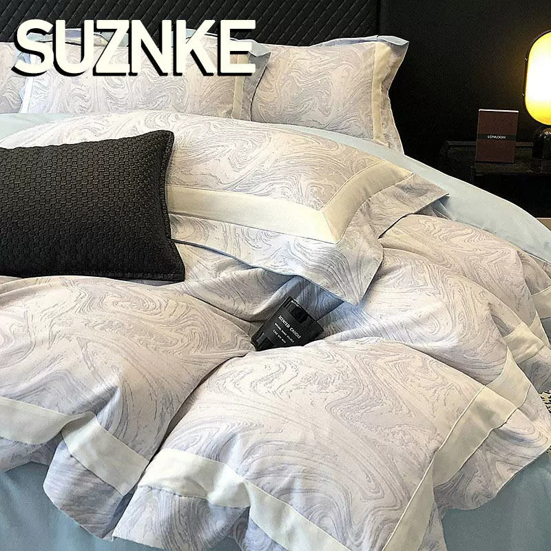 舒尊客||A类加厚全棉轻磨毛床上四件套超细旦长绒棉简约纯棉床品