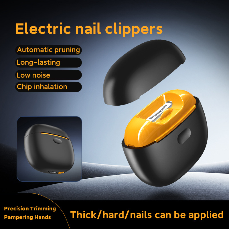 Electric Nail Clipper, Fully Automatic Nail Clipper, Hand and Foot Dual-Purpose Nail Polisher, Elderly and Children's Manicure and Nail Trimmer