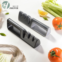 Kitchen Home Fast Knife Sharpener Whetstone Multi-functional Three-in-One Vegetable Knife Kitchen Small Tool