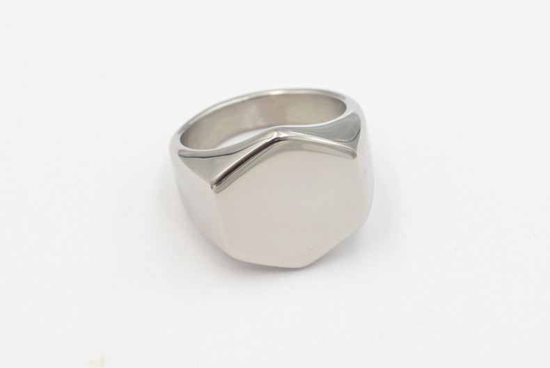 13g Weight Rings Classification 11, 12, 7 Ring Size 1 Piece Quantity Holiday, Daily Occasion Titanium Steel Material Geometric Pattern Unisex Gender Polishing Design Retro, Simple Style Style Retro Simple Style Geometric Titanium Steel Polishing Unisex Rings 4