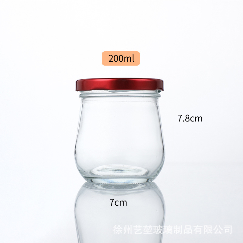 企鹅燕窝瓶马口铁盖密封玻璃瓶小容量多规格食品包装瓶耐高温空瓶|undefined