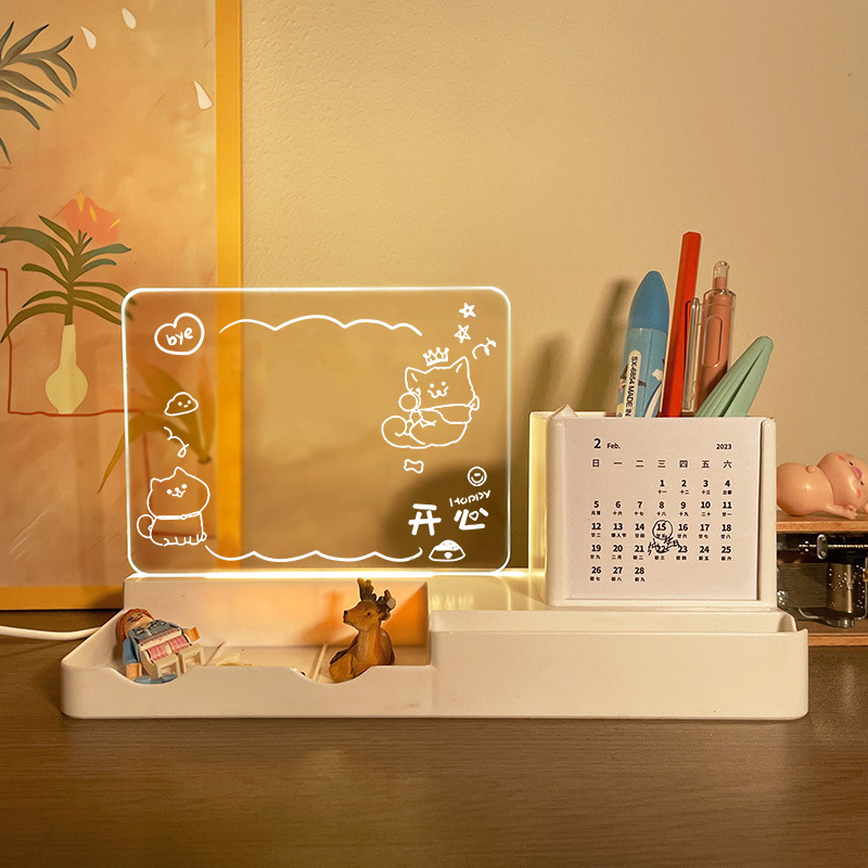 Regalo de cumpleaños para niñas calendario creativo de noche lámpara bolígrafo para niños y niñas premios de regalo de vacaciones