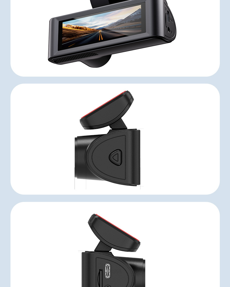 4K Ultra-Clear Driving Recorder, New Model with Wifi Connectivity, Starlight Night Vision, Intelligent Loop Recording, Automatic Coverage