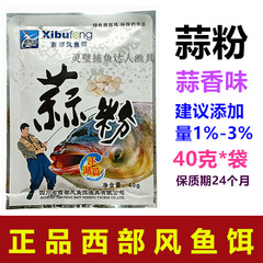 Western style fishing bait, garlic powder 40g*bag, allicin additive for fishing silver carp and bighead carp, 400 bags per piece