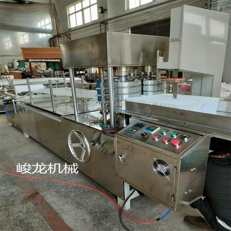 全自动一次性美容床单折叠机 酒店干净卫生一次性压缩毛巾设备