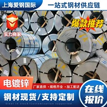 宝钢电镀锌/电解板/耐指纹板DC51D+Z电镀锌卷0.5 0.6 0.8mm