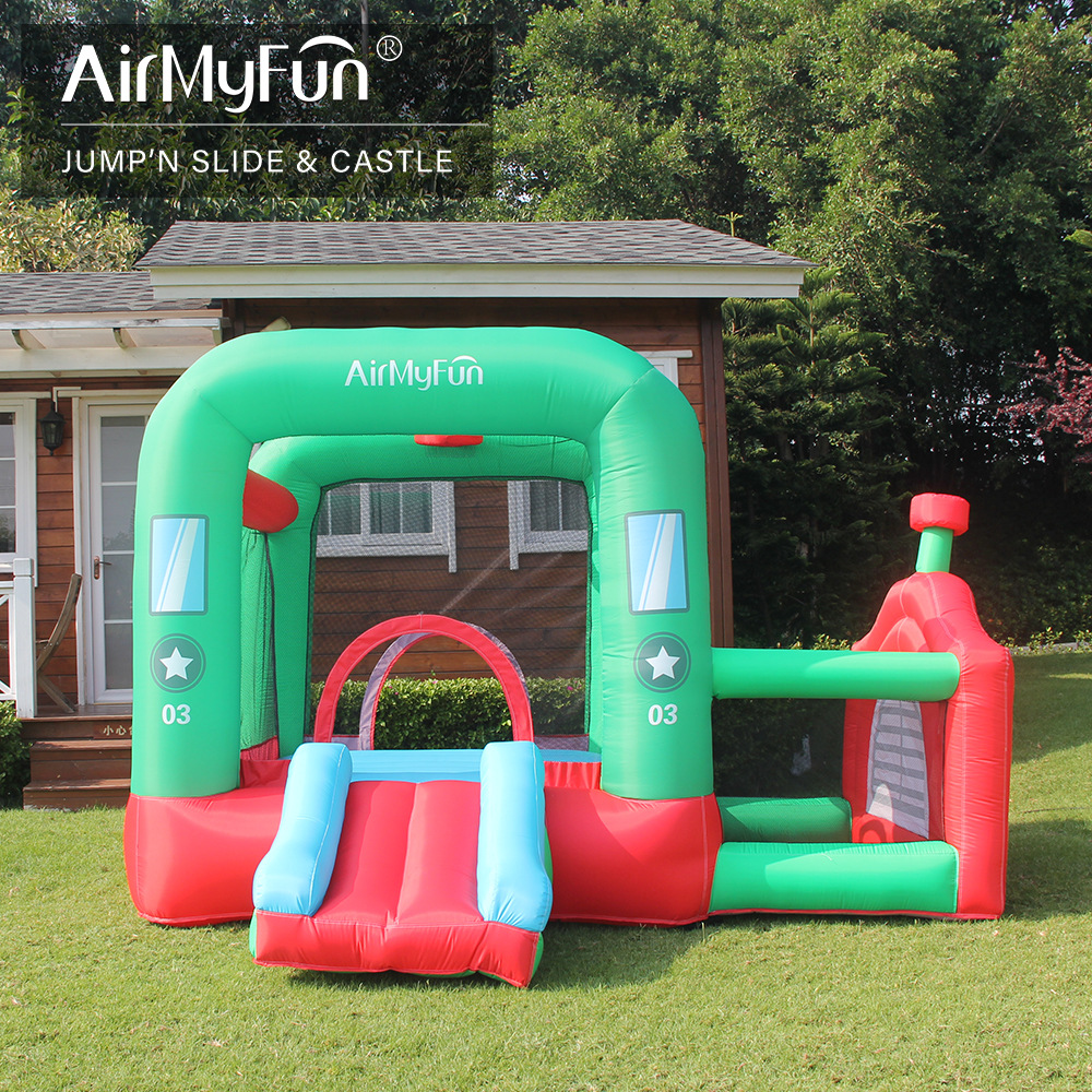AMF | Castillo inflable para niños pequeño trampolín para el hogar castillo inflable tobogán para niños Castillo