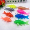 Children's realistic fishes for fishing, cognitive summer toy from soft rubber, early education