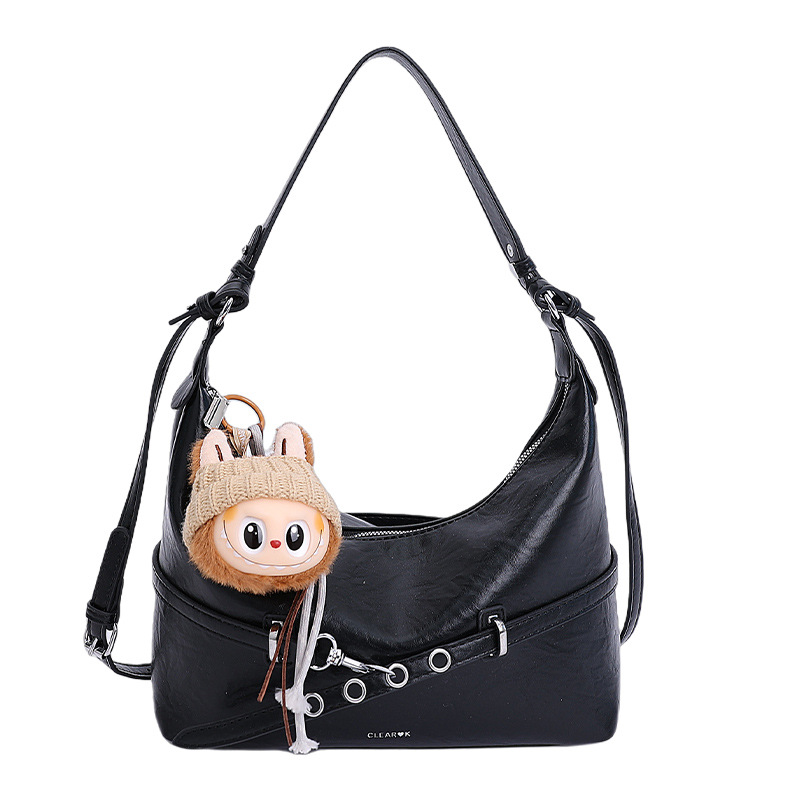 Bolsa de bolsillo de nicho francés de estilo extranjero para mujeres 2025 nueva moda versátil bolso de hombro de brazo de viaje bolso de hombro de hombro