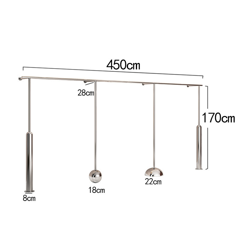 F형, 길이 450, 높이 170, 스테인레스 스틸이 두꺼워지고 두꺼워졌습니다.