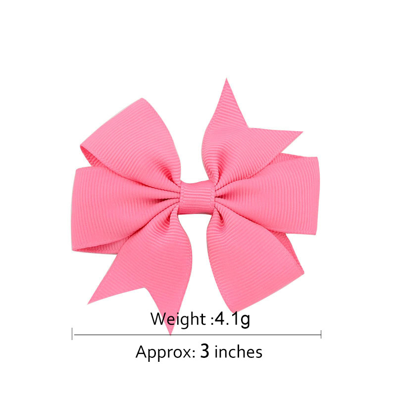 Transfronterizos Europa y América Amazon hecha a mano burbuja de flores para niños cola de golondrina en V ribbed cinta arco clip para el pelo image 4