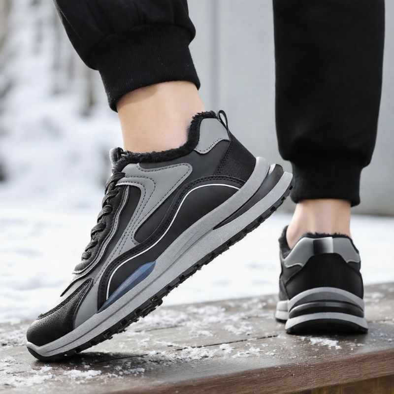 Agam zapatos de hombre 2025 nuevos zapatos de algodón cálidos de invierno, zapatos deportivos casuales para hombres, zapatos de carrera para hombres image 3