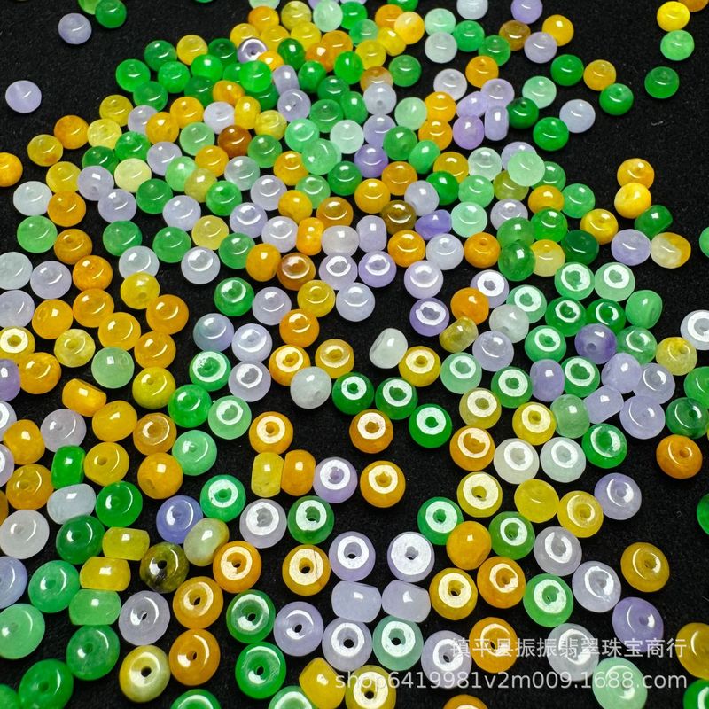 エメラルド 3 色 6 × 3 ミリメートルそろばんビーズルースビーズ卸売 DIY 翡翠ジュエリーブレスレットネックレススペーサーアクセサリー卸売|undefined