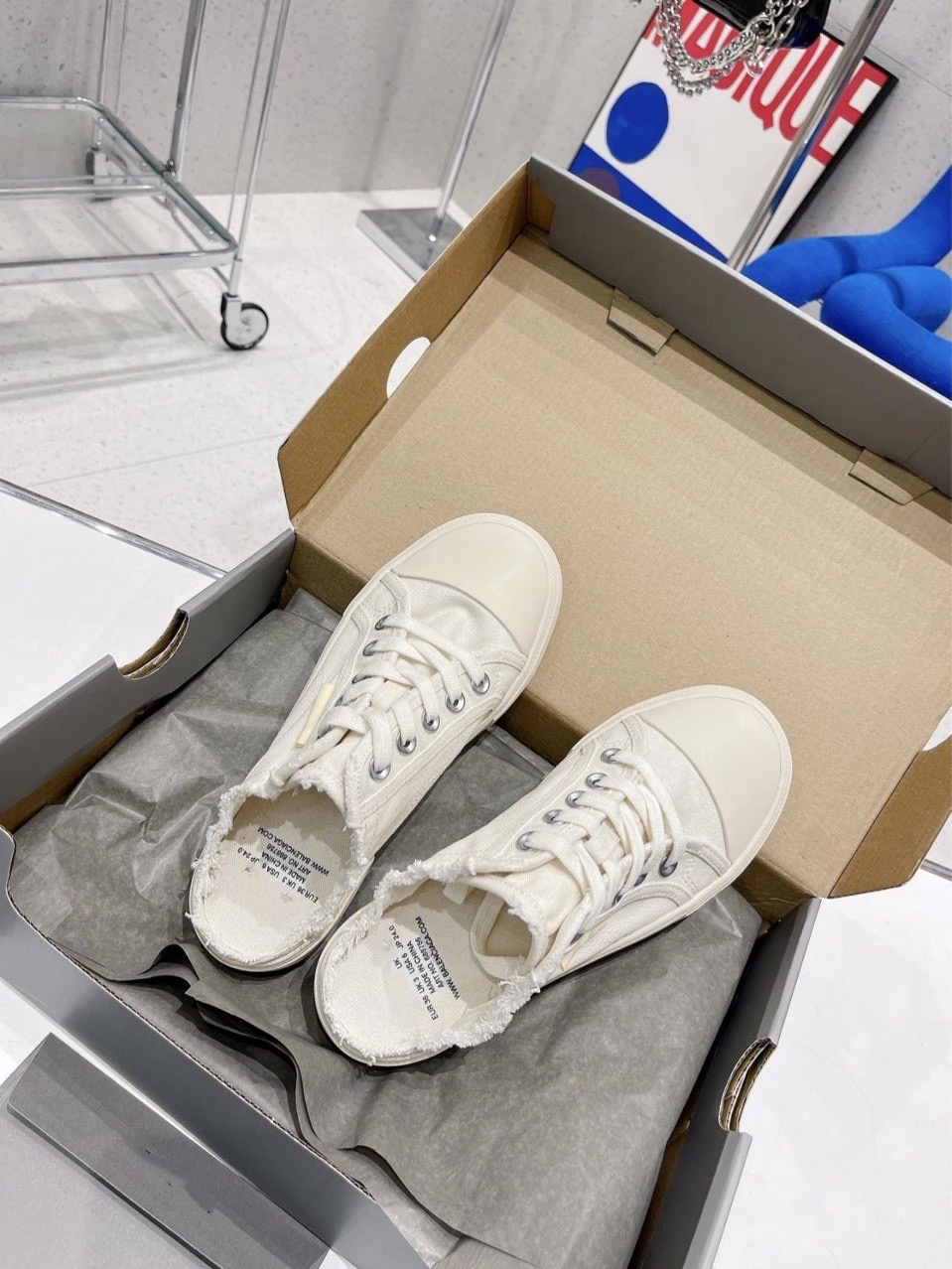 Unisex Casual Canvas Schuhe Pariser Retro Distressed Schnürer_voghion.com