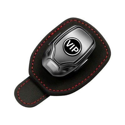 Holder, Suede Card Holder, Steel – Car Glasses Clip/Bill Clip - black-please-specify-vehicle-model-when-ordering