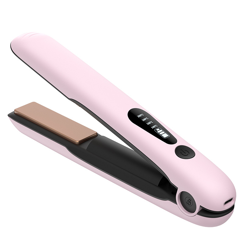 Nuevos productos transfronterizos recargables alisador de cabello alisador de cabello rizado doble uso USB rizador de cabello viajar pinzas de cabello portátiles de baja potencia
