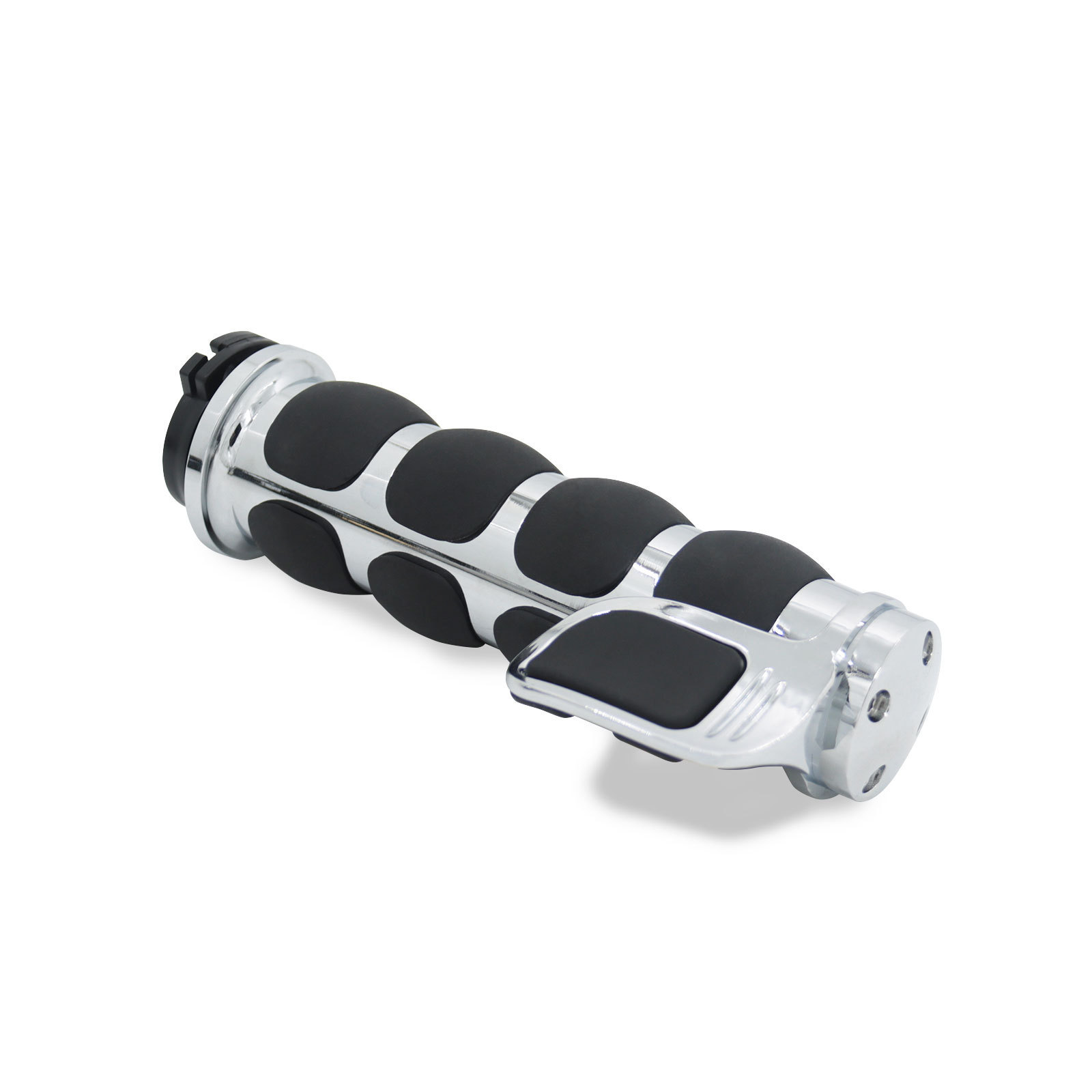 Harley Motorcycle Left and Right Handlebar Rubber Sleeves with Aluminum Material Special Factory Wholesale Anti-Slip Handles