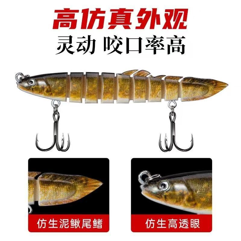 ルアー ベイト バイオニック ヒラメ マルチセクション 9 セクション ヒラメ 遠投 海釣り 淡水 バス キウイ 魚 特殊ルアー|undefined