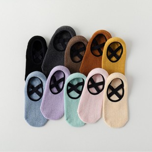 Yoga Socks Professional Non-Slip Silicone Pilates Indoor Sports Women Beginner Floor Socks Non-Slip Trampoline Socks