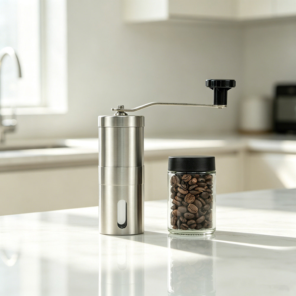 Regular short w303+ glass bean jar