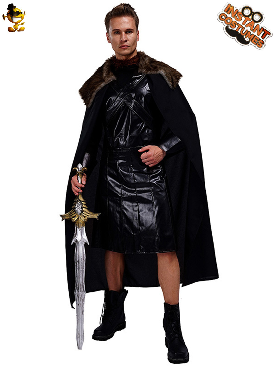 Halloween adulto medieval europeo Caballero romano Samurai partido traje etapa rendimiento Cosplay