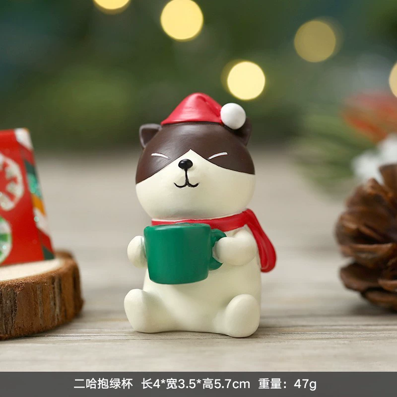 Рождественские столовые украшения ручной работы, assorted festive figurines (разные дизайны), легковесные 0.5 кг