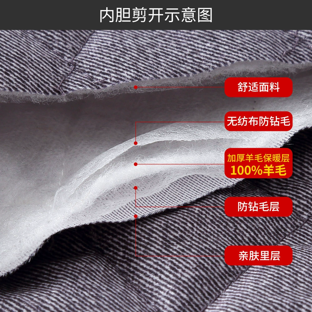 Новая зимняя шерстяная теплая рубашка мужская плюшевая утолщенная