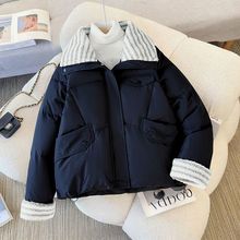 宽松棉衣羊羔毛2025冬季面包新款韩版外套棉服女短款加厚羽绒氨纶