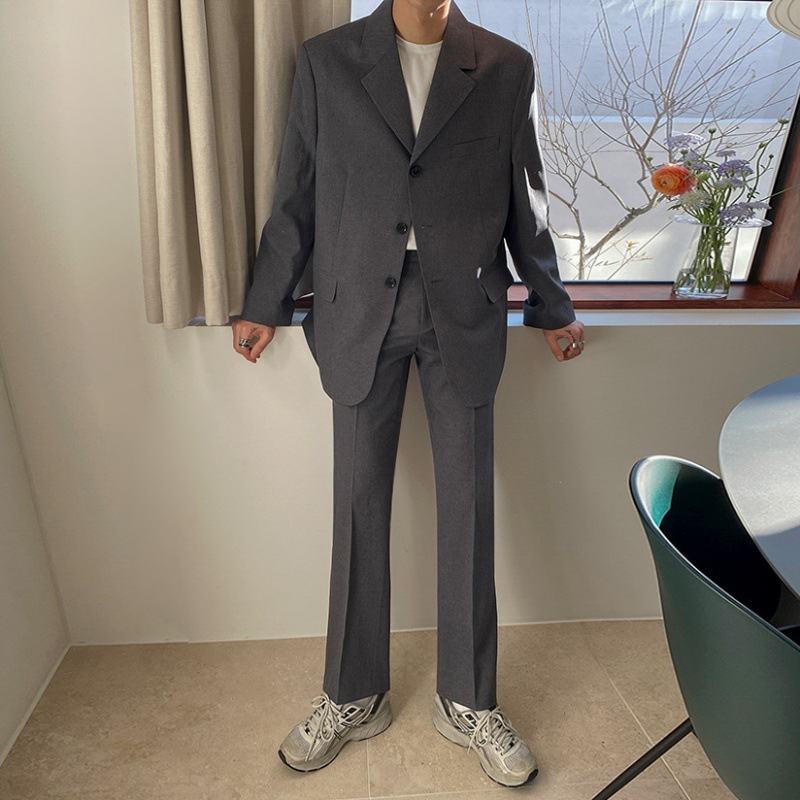 [Clearance]Men's Suit Suit Korean Styley Autumn Slim Pants Men's Casual Suit Pants Loose Small Suit