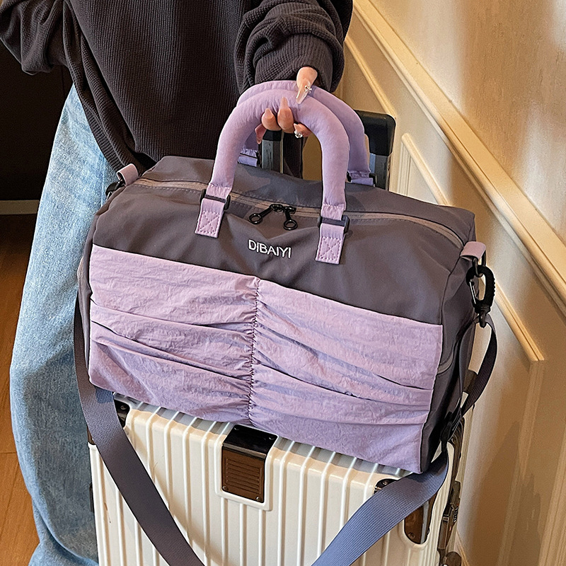 Bolsa de viaje de moda transfronteriza mujer multifuncional bolsa deportiva ligera al aire libre bolsa de ejercicios ocio simple bolsa de mano de gran capacidad