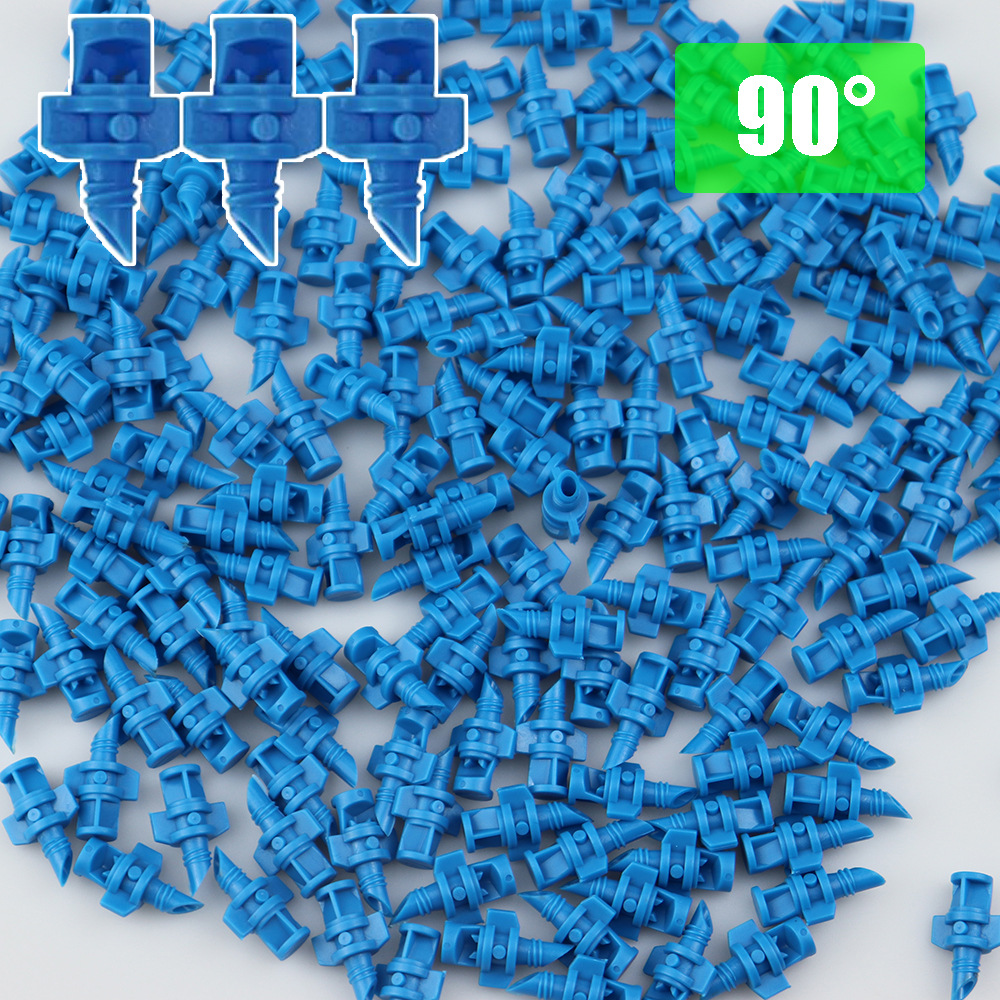 90 180 360 grados refracción atomización goteo rociador automático de agua micro-spray vegetal simple refracción atomización rociador