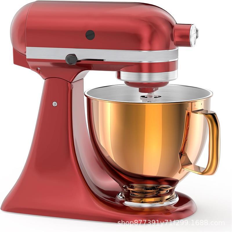 For Kitchenaid Chef Machine 5Qt Stainless Steel Mixing Bowl Kitchen Treasure 4.5Qt Replacement Mixing Pot Rose Gold