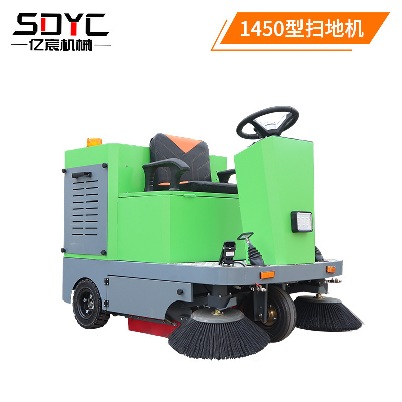 Lavadora de suelo de conducción taller de fábrica industrial garaje barredora de suelo centro comercial propiedad almacén hospital camión de limpieza