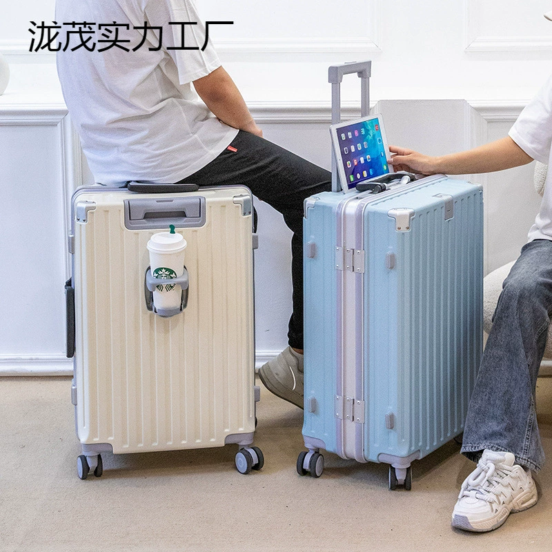 Новый многофункциональный чемодан, мужской и женский ящик для паролей, чемодан на колесиках большой вместимости, чемодан для студентов в командировке.