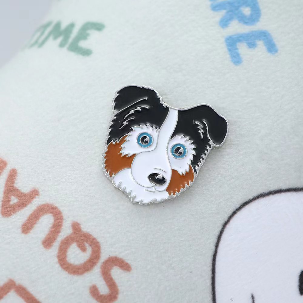 Brooches Classification Cute Pin Dog Zinc Alloy Enamel Plating Unisex Brooches