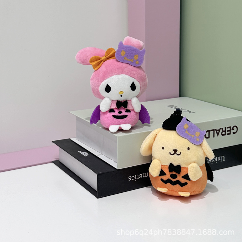 新作アニメ創意ハロウィンシリーズサンリオクロミメロティ玉桂犬ぬいぐるみペンダント|undefined