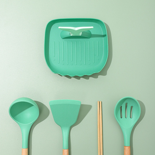 Creative new kitchen pot lid rack countertop storage rack for spoons, shovels, chopsticks rack, multi-functional household pot and spatula rack