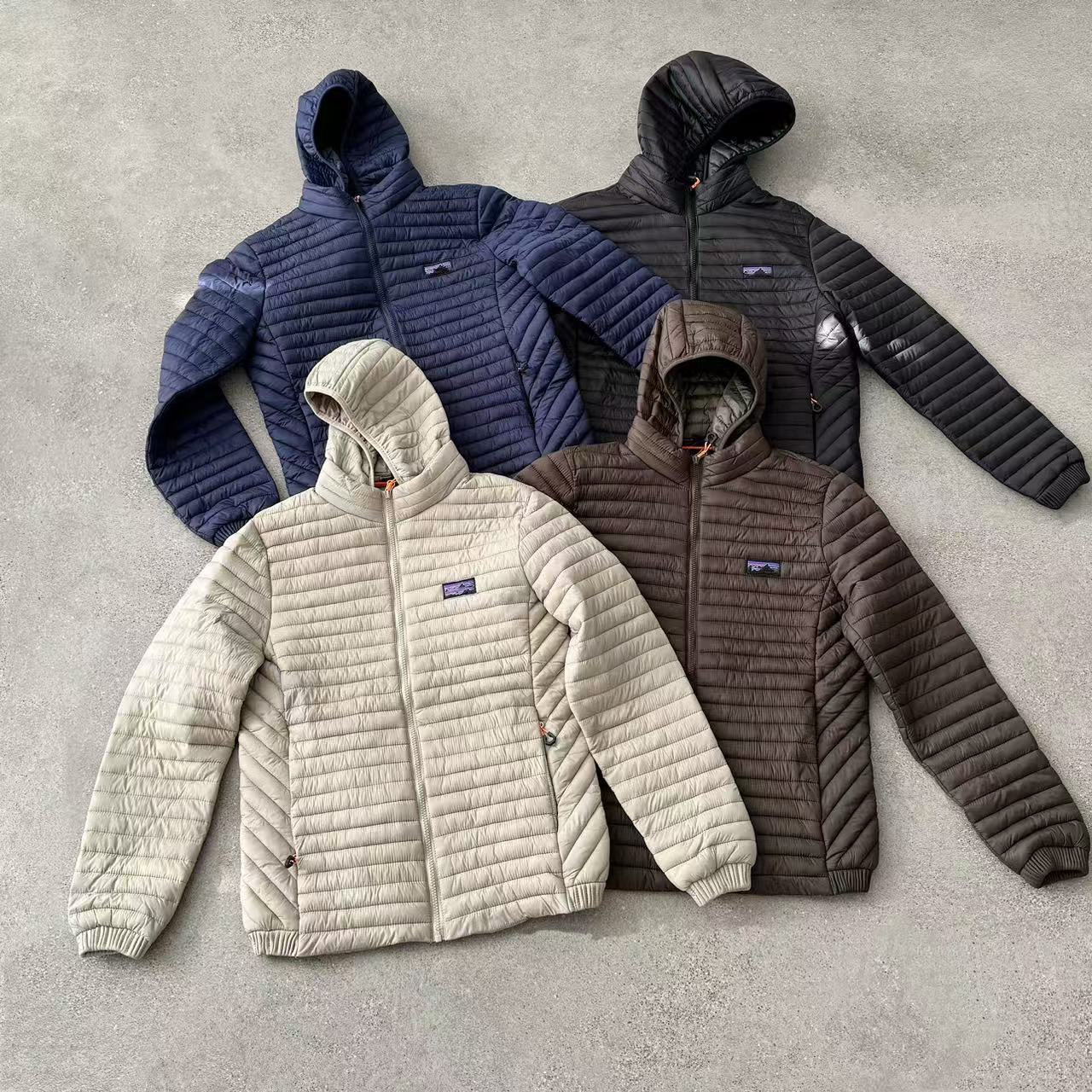 Spot 24 otoño e invierno ocio al aire libre, costillas ligeras y cálidas, chaqueta de algodón, chaqueta con capucha ligera y cómoda, chaqueta de algodón para hombres y mujeres