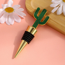 跨境热销仙人掌红酒食品级葡萄酒保鲜密封酒瓶塞婚庆节日派对用品