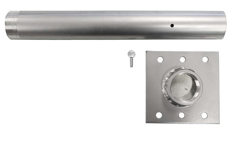 Durable Aluminium Flagpole Base For Garden Flagpoles And Banners_voghion.com