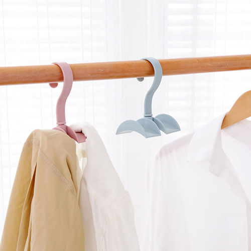 Bag storage rack wardrobe nail-free hooks creative tie holder bag holder hanger