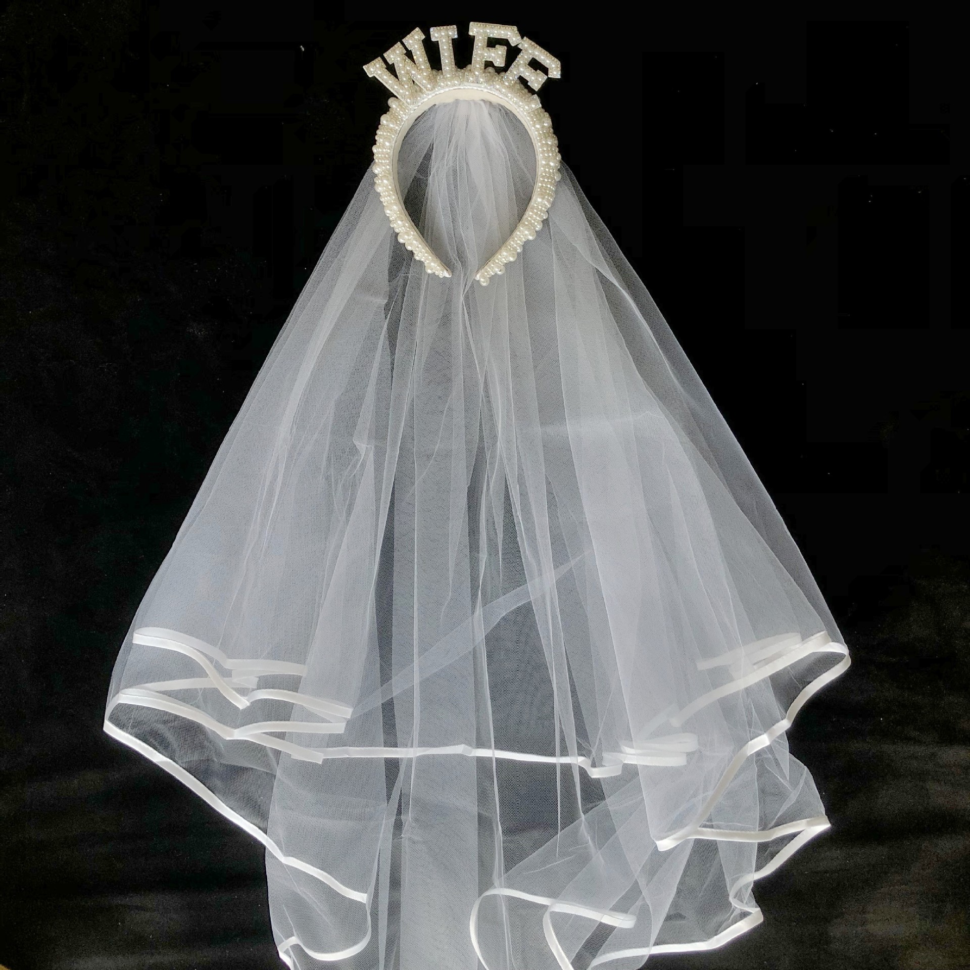 Simple Style Letter Artificial Pearl Gauze Birdcage Veils display picture 3