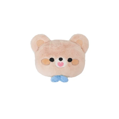 Car cartoon headrest neck pillow plush bear rabbit car pillow waist pillow Four Seasons universal car waist pillow (Waist support) - plush-confession-bear-1-headrest